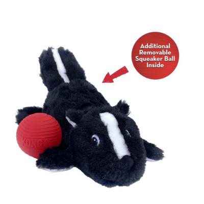 KONG Cozie Pocketz Dog Toy Skunk Medium