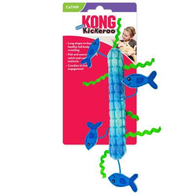 KONG Kickeroo Stickaroo Cat Toy Blue