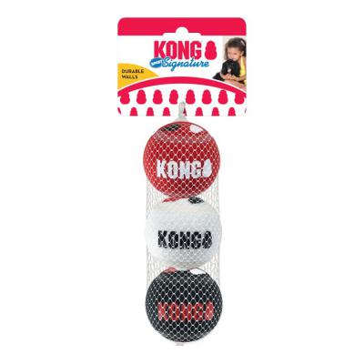 KONG Signature Sport Balls Dog Toy Medium 3 Pack