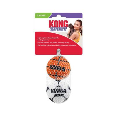 KONG Sport Balls Cat Toy Assorted Small 2 Pack