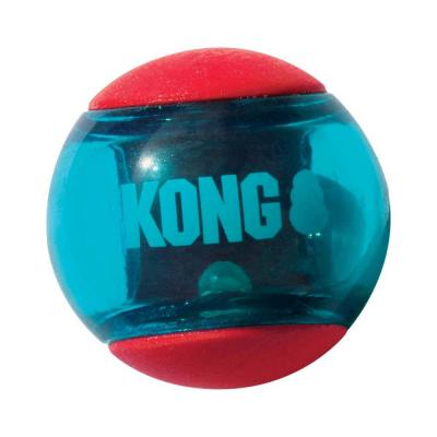 KONG Squeezz Action Ball Dog Toy Red Large