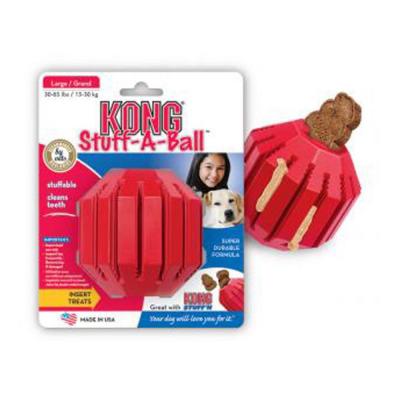 KONG Stuff A Ball Dog Toy Red LG 3.5 in.