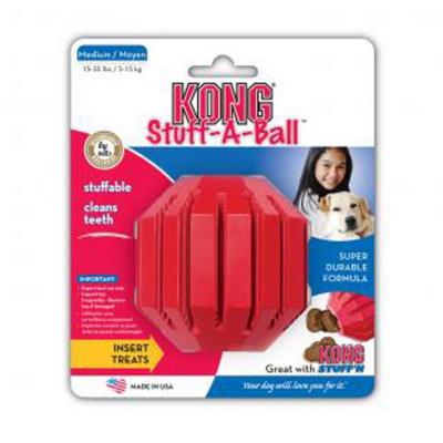 KONG Stuff-A-Ball Dog Toy Red Medium