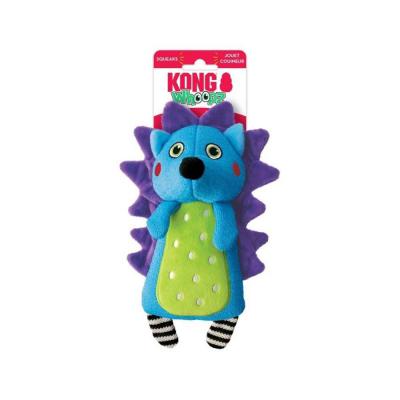 KONG Whoopz Hedgehog Dog Toy Blue Small