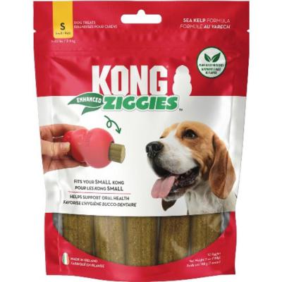 KONG Ziggies Enhanced Plant Based Dog Treats SM 7 oz.