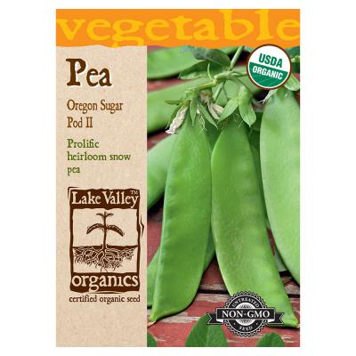 Lake Valley Seed Organic Pea Oregon Sugar