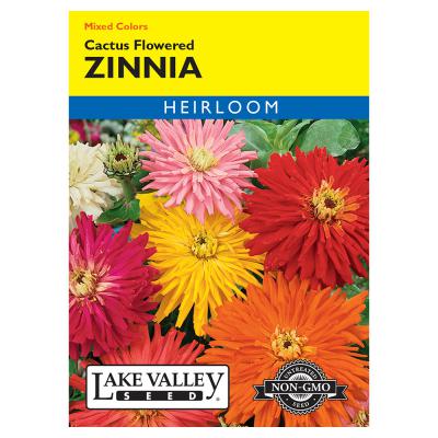 Lake Valley Seed Zinnia Cactus Flowered