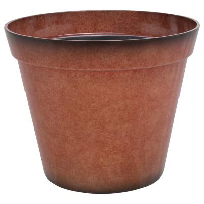 Landscapers Select PT S035 Planter 18 in. Dia 14 in. H Round Resin Terra Cotta