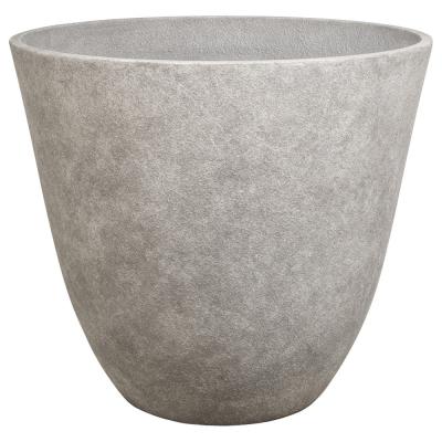 Landscapers Select PT S044 A Planter 22 in. Dia 20 in. H Round Resin Monzonite