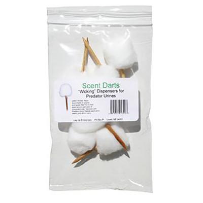 Scent Darts Wicking Predator Urine Dispensers 6 Pack