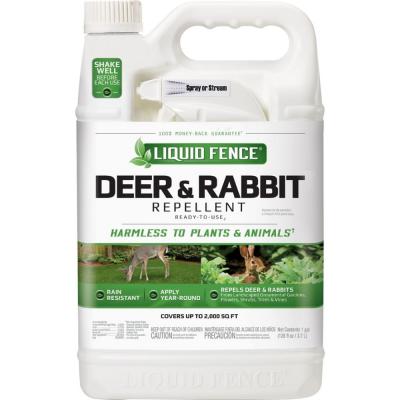 Liquid Fence Deer & Rabbit Repellent RTU 1 gal