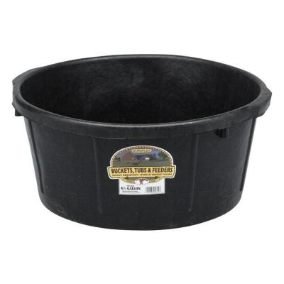 Little Giant All Purpose Rubber Tub Black 6.5 gal