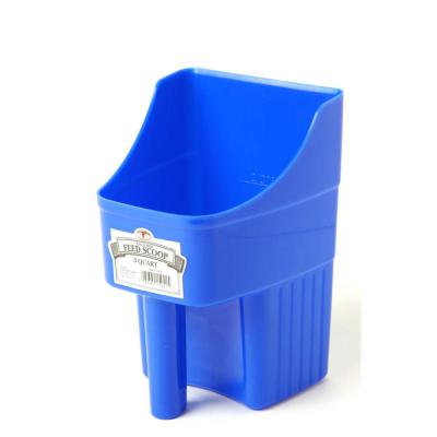 Little Giant Plastic Enclosed Feed Scoop Blue