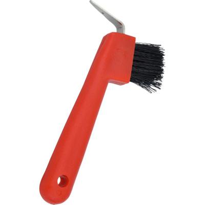 Hoof Pick/ Brush Red