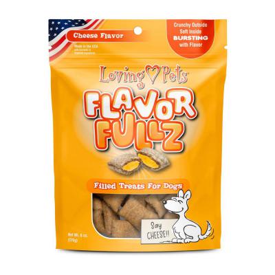 Loving Pets Flavorfullz Filled Dog Treats Cheese 6 oz.