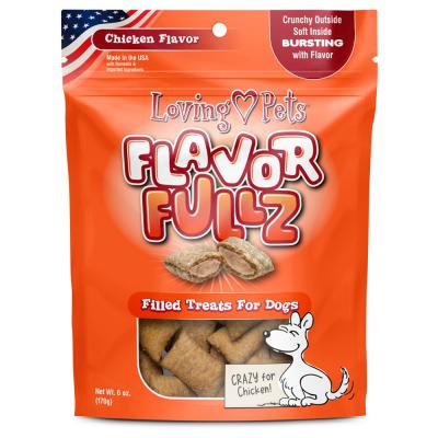 Loving Pets Flavorfullz Filled Dog Treats Chicken 6 oz.