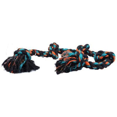 Mammoth Flossy Chews Color 3 Knot Rope Tug 36 in.