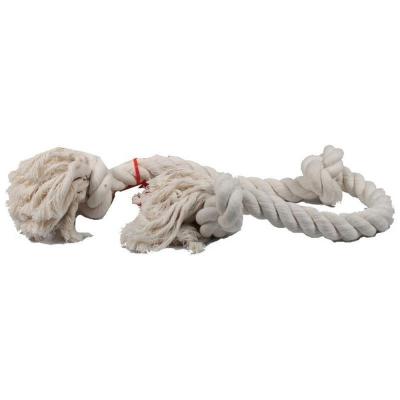 Mammoth Flossy Chews Cotton 3 Knot Rope Tug X-Large