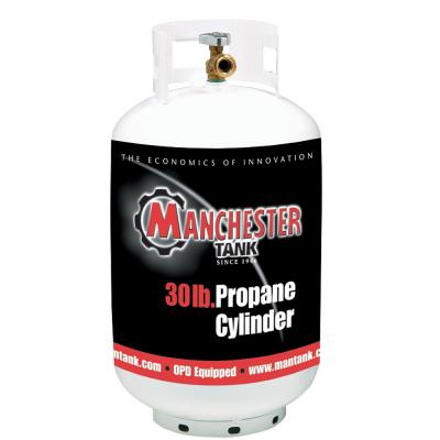 Manchester Tank Propane Vertical White 30 lb.