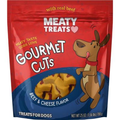 Meaty Treats Gourmet Cuts Beef & Cheese Flavor 25 oz.