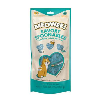 Meowee! Savory Spoonables Cat Treats Tuna Chicken & Duck 1.9 oz.