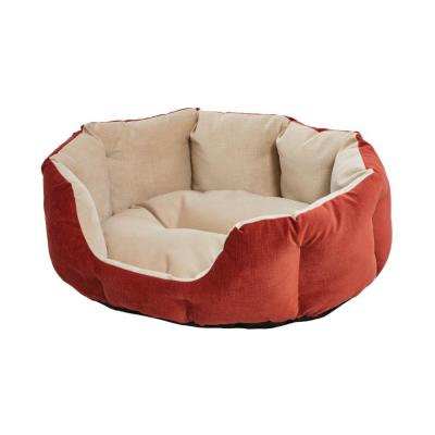 Midwest QuietTime Deluxe Tulip Dog Bed Russet S