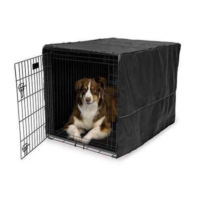 Midwest Quiet Time Pet Crate Cover Black 43 in. x 30 in. x 30 in.