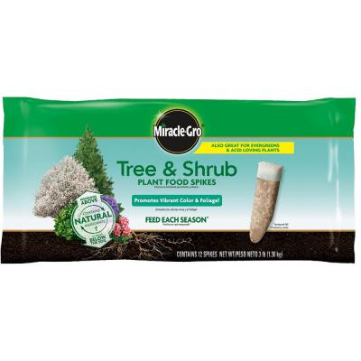 Miracle Gro Tree & Shrub Plant Food Spikes 12 Pack