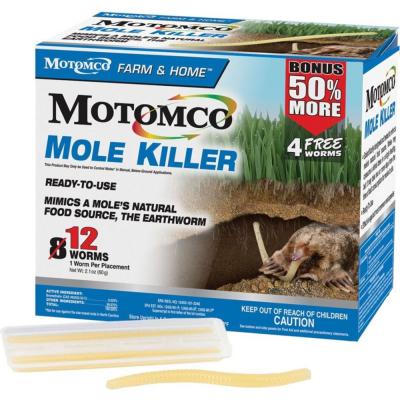 Motomco Mole Killer Worm Formula Ready to Use 12 Pack