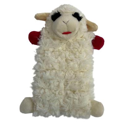 Multipet Lamb Chop Squeaker Mat Medium White