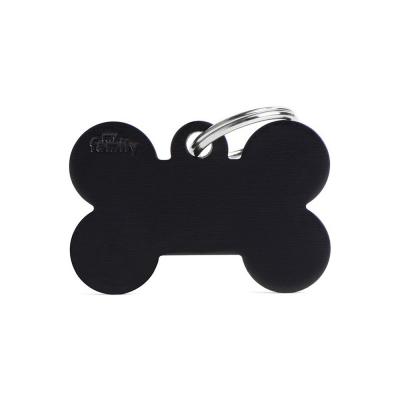 MyFamily Basic Big Aluminum Black Bone ID Tag