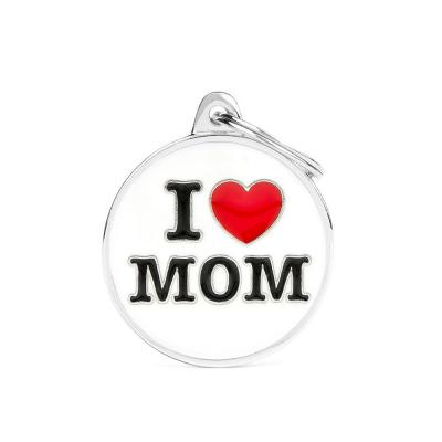 MyFamily Charms Big "I Love Mom" ID Tag