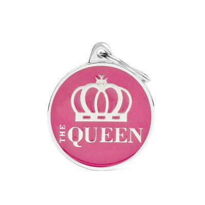 MyFamily Charms Big "The Queen" ID Tag