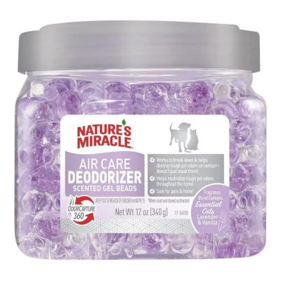 Nature's Miracle Air Care Deodorizer Scented Gel Beads Lavender Vanilla 12 oz.