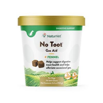 NaturVet No Toot Gas Aid Plus Fennel for Dogs 70ct