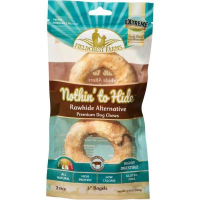 Nothin' To Hide 3 in. Bagels Beef 2 Pack 3.53 oz.