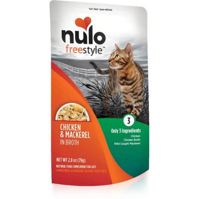 Nulo FreeStyle Cat Grain-Free Chicken & Mackerel In Broth Recipe 2.8 oz.