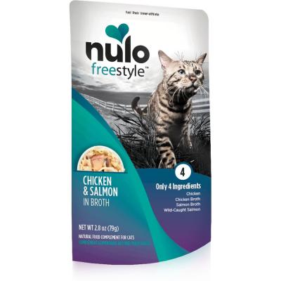 Nulo FreeStyle Cat Grain-Free Chicken & Salmon In Broth Recipe 2.8 oz.