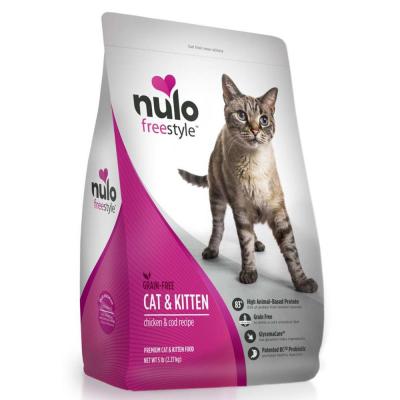 Nulo Freestyle Grain Free Dry Cat & Kitten Food Chicken & Cod 5 lb.