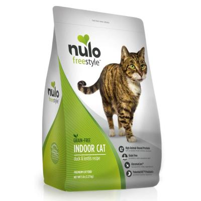 Nulo Freestyle Grain Free Indoor Dry Cat Food Duck & Lentils 5 lb.