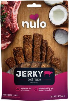 Nulo FreeStyle Jerky Strips Grain-Free Beef With Coconut Recipe 5 oz.