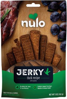 Nulo FreeStyle Jerky Strips Grain-Free Duck With Plum Recipe 5 oz.