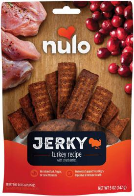 Nulo FreeStyle Jerky Strips Grain-Free Turkey With Cranberry Recipe 5 oz.