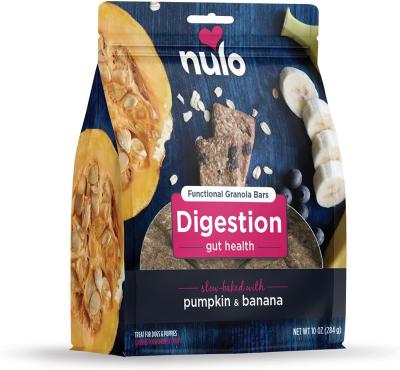 Nulo Functional Granola Bars Digestion Gut Health With Pumpkin & Banana For Dogs 10 oz.