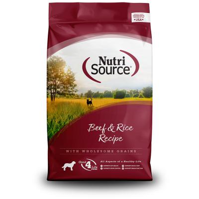 NutriSource Beef & Rice Recipe 26 lb.