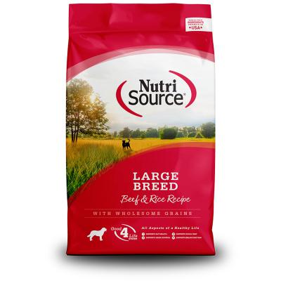 NutriSource Large Breed Beef & Rice Recipe 26 lb.