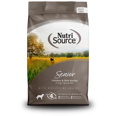 NutriSource Senior Chicken & Rice Recipe 26 lb.