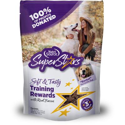 Nutri Source Super Stars Training Treats Bacon 4 oz.