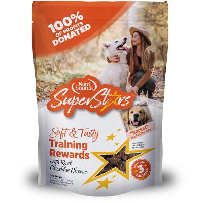 Nutri Source Super Stars Training Treats Cheddar 4 oz.