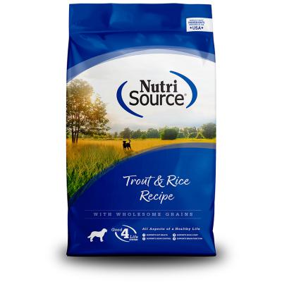 NutriSource Trout & Rice Recipe 26 lb.